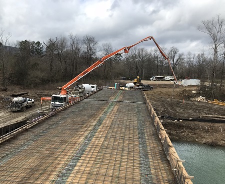 McCurtain County New Bridge Concrete Form